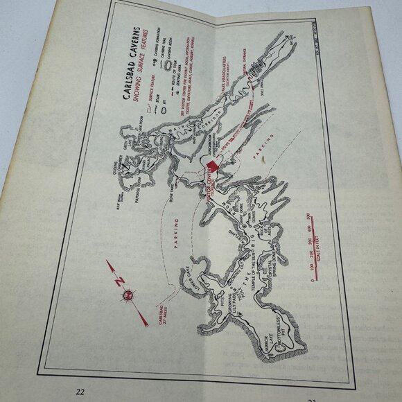 Vintage Carlsbad Caverns National Park Ephemera Set - Brochure Pamphlet & Photo - Picture 11 of 16